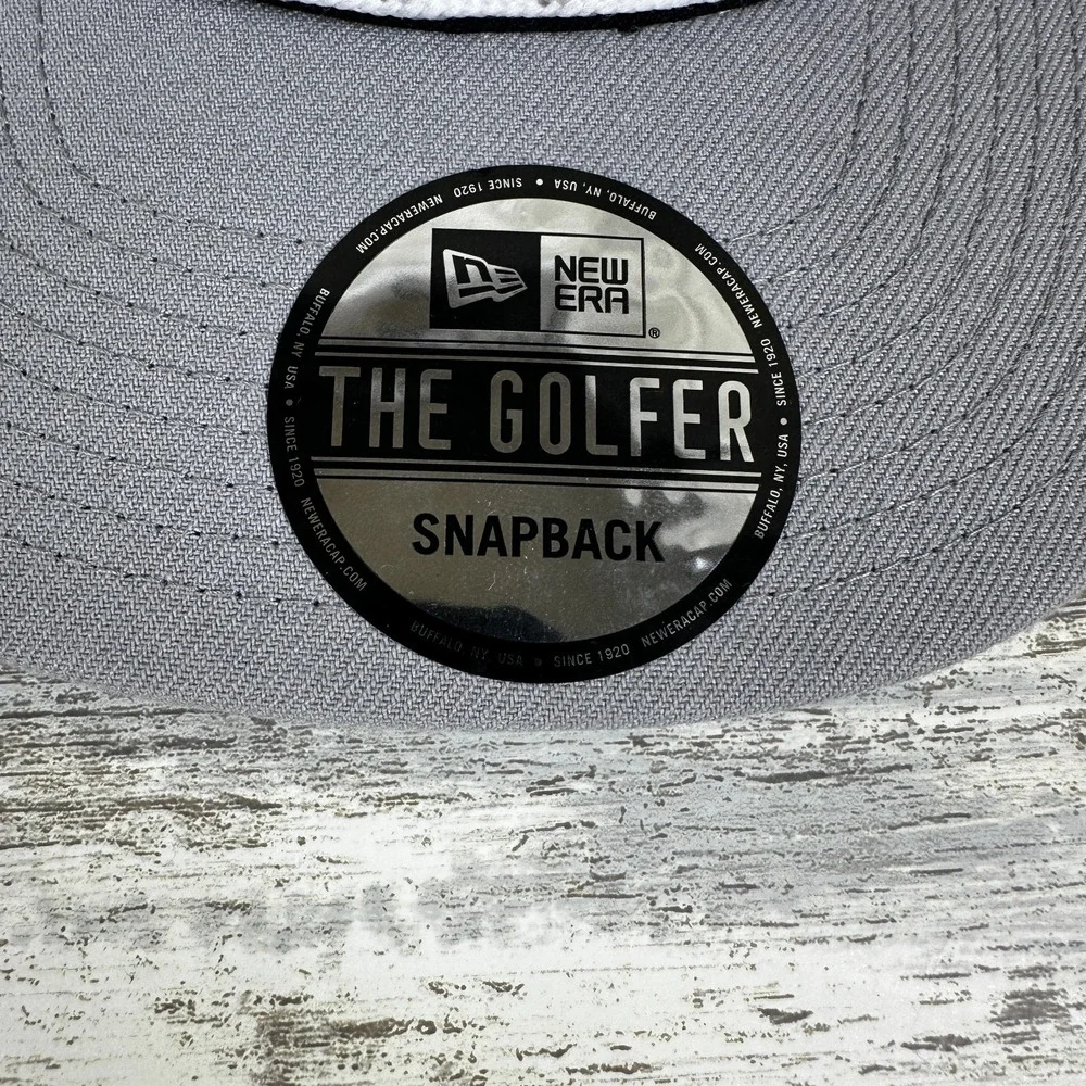 New York Yankees The Golfer Mens Snapback‎ Rope Hat OSFM New Era Black Grey NEW